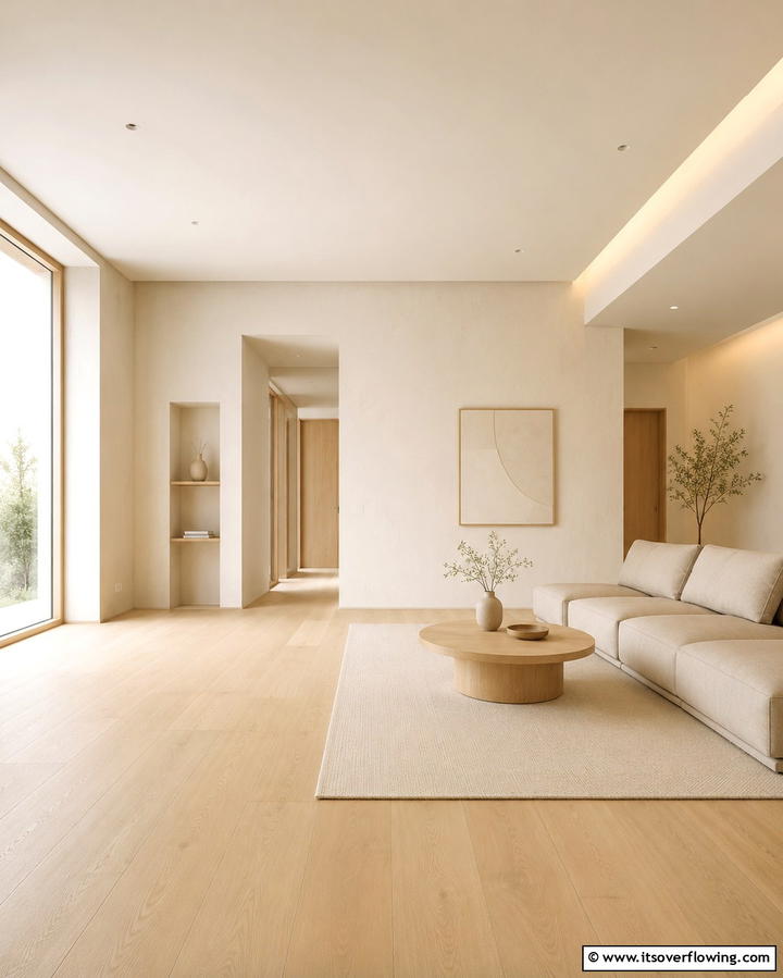 Focus on Open Space - 25 Japandi Living Room Ideas for Minimalist Elegance