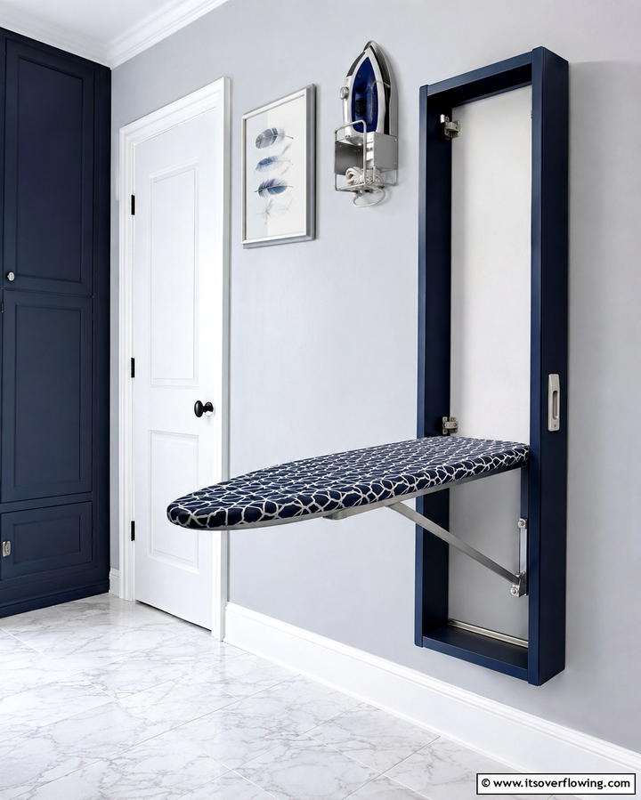 Fold Down Ironing Boards - 25 Small Utility Room Ideas for Efficient Homes