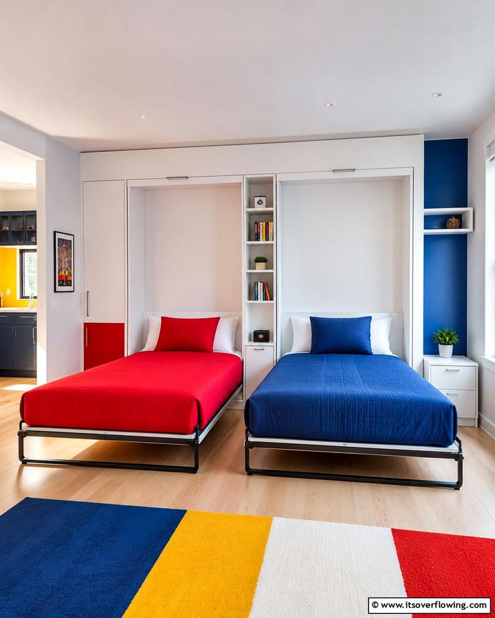 Foldable Beds for Versatility - 25 Shared Bedroom Ideas for Small Rooms to Maximize Space
