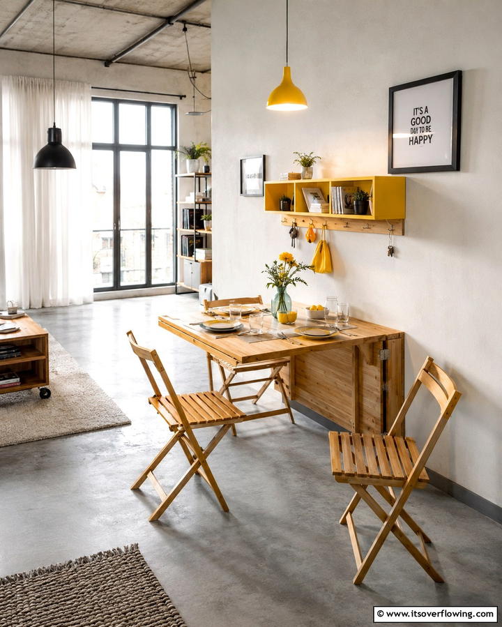 Foldable Furniture - 25 Small Apartment Storage Ideas to Maximize Space
