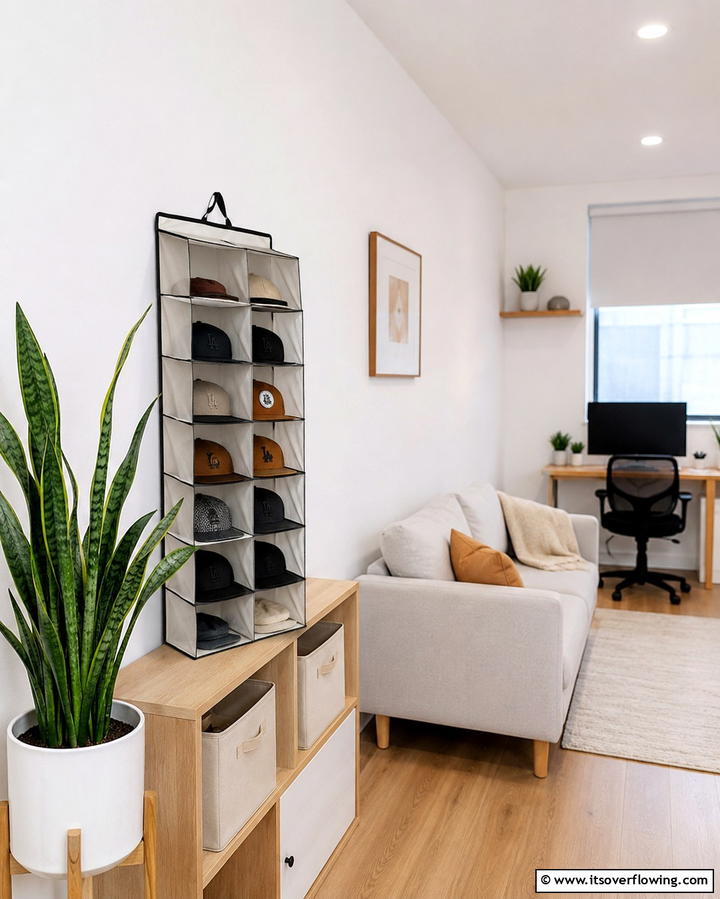 Foldable Hat Organizer - 30 Smart Hat Storage Ideas to Declutter Your Home
