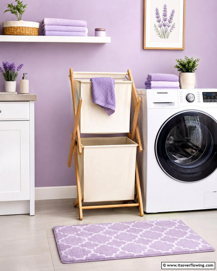 Foldable Laundry Basket Rack - 25 Laundry Basket Storage Ideas for a Tidy Home