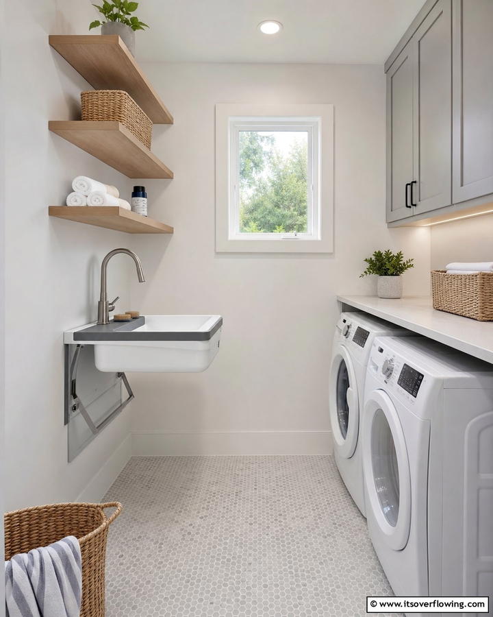 Foldable Sink - 20 Functional Laundry Room Sink Ideas for Efficiency
