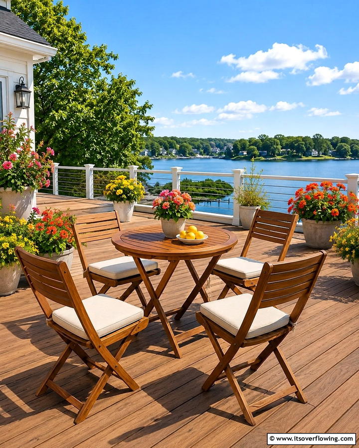 Folding Chairs - 25 Stylish Deck Seating Ideas for Outdoor Entertaining
