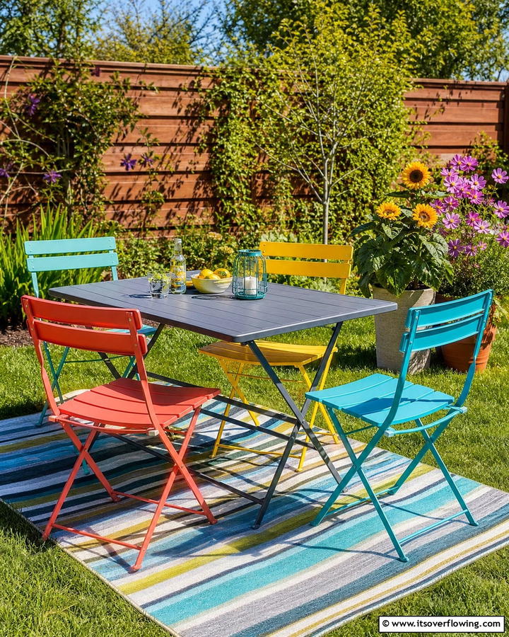 Folding Chairs - 21 Outdoor Seating Ideas for Comfortable Gatherings