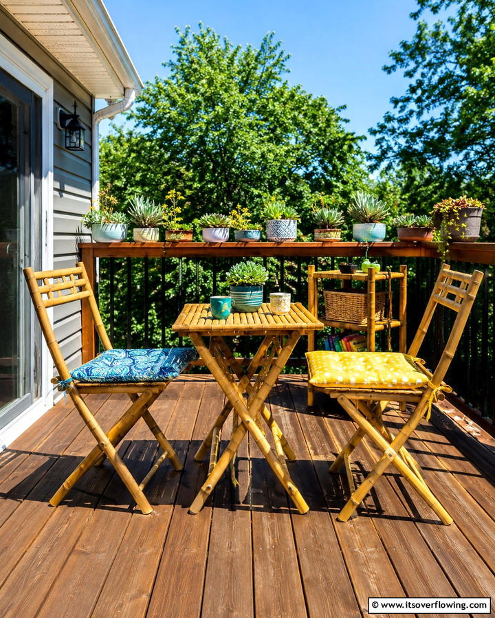 Folding Furniture - 25 Deck Furniture Ideas for Comfortable Outdoor Living