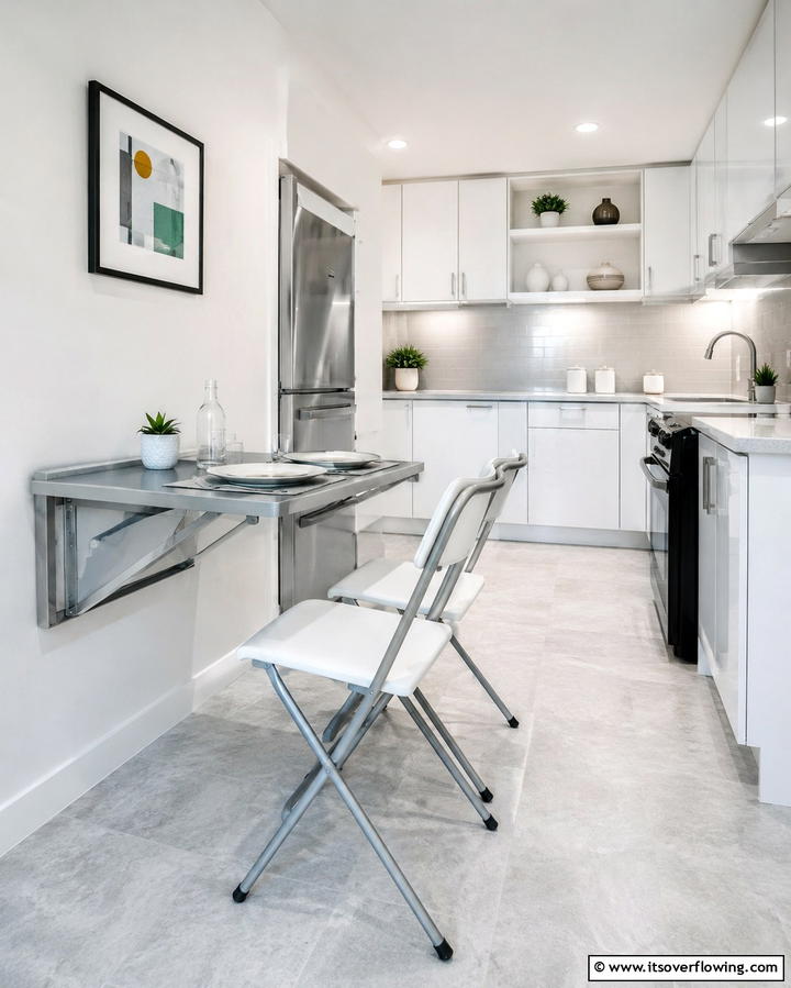 Folding Furniture for Flexibility - 25 Eat in Kitchen Ideas for a Cozy and Functional Dining Space