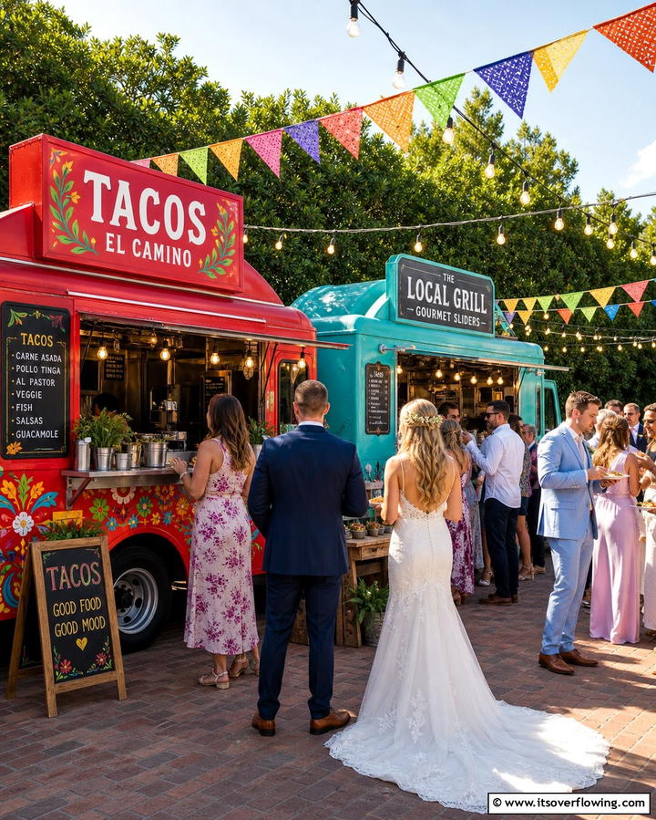 Food Truck Catering - 25 Casual Wedding Ideas for a Relaxed and Intimate Celebration
