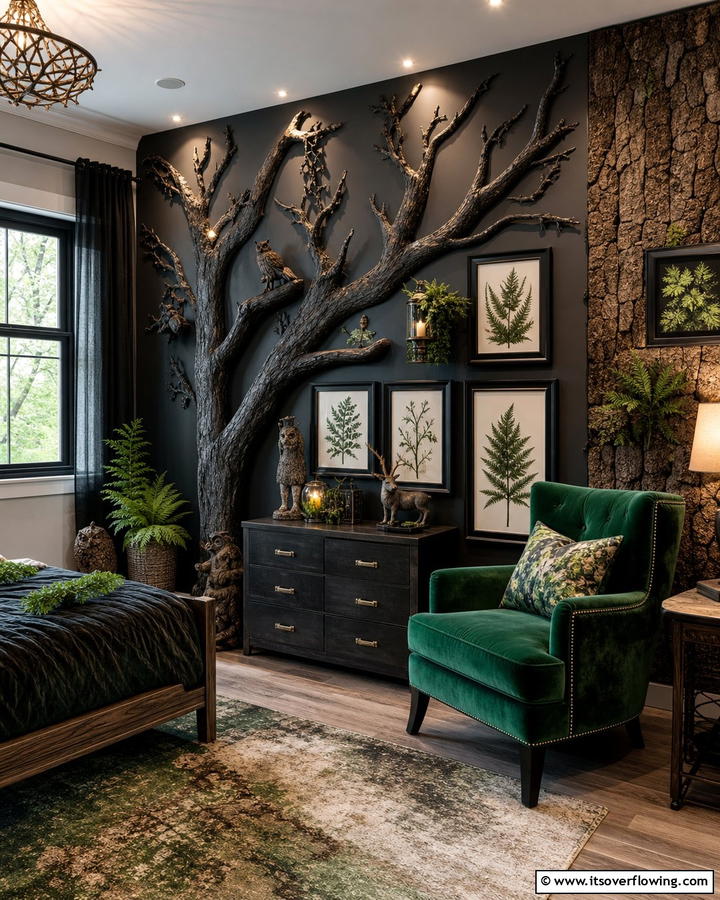 Forbidden Forest Accent - 30 Harry Potter Decor Ideas- Magical Themed Room Designs