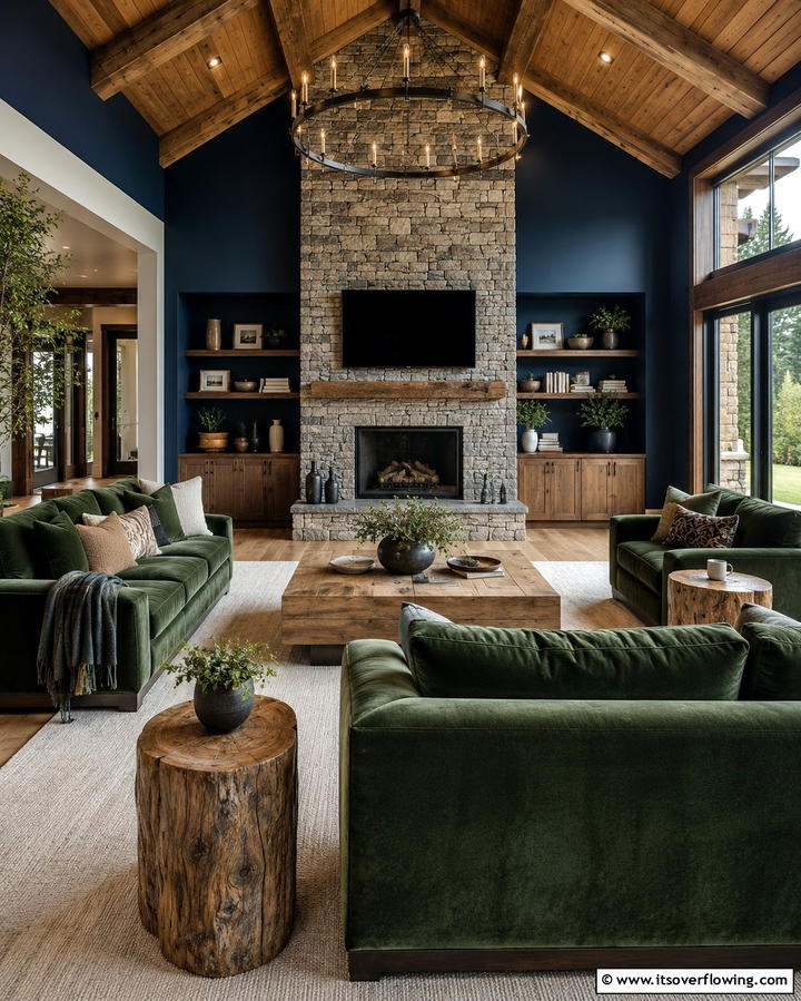 Forest Blue Blend - 30 Refreshing Blue and Green Color Combos for Home Decor
