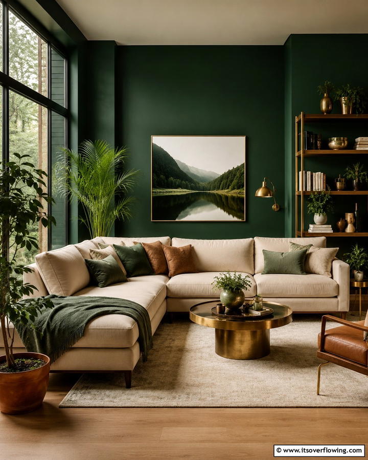 Forest Green Depth - 25 Mexican Interior Paint Colors for a Vibrant and Authentic Home