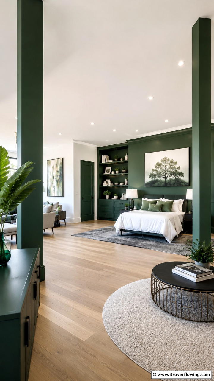 Forest Green for Small Spaces - 30 Forest Green Bedroom Ideas for Serene Retreats