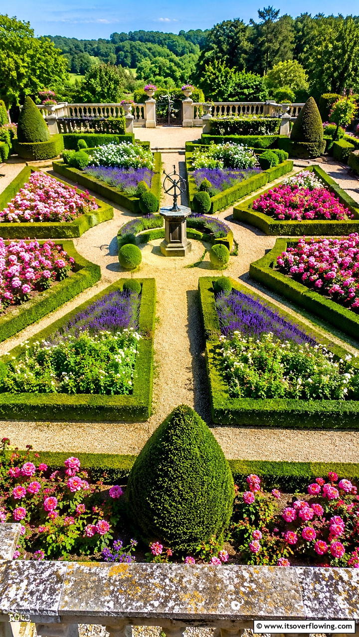 Formal English Garden - 30 Garden Layout Ideas- Strategic Planting & Design Tips