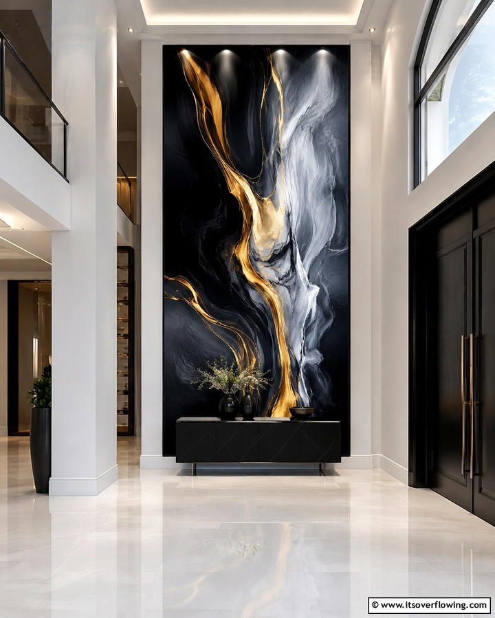 Foyer Digital Mural - 30 Interactive Mural Ideas- Transform Your Walls Creatively
