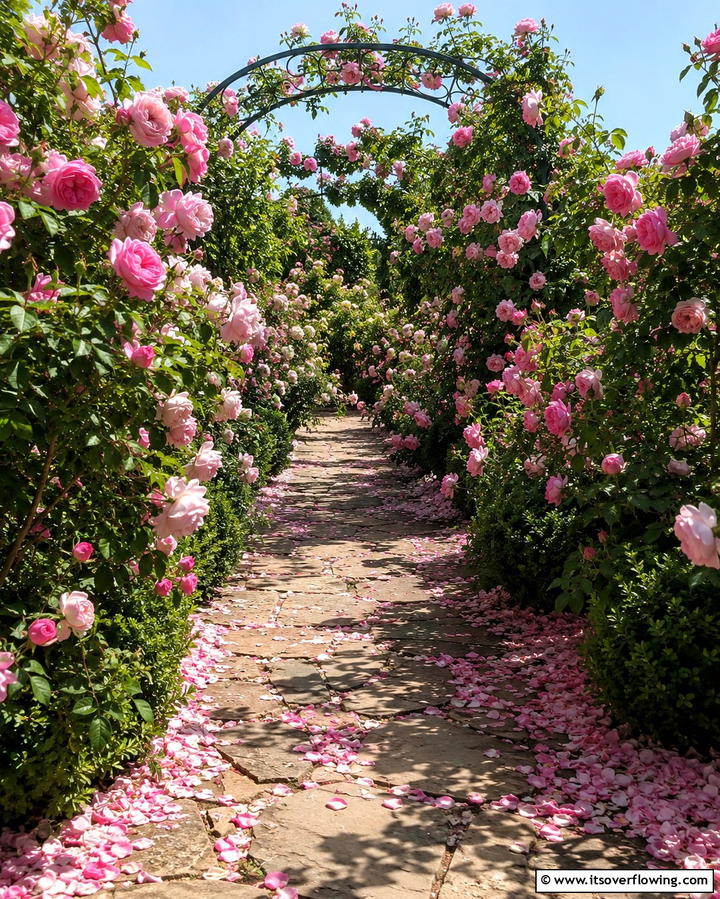 Fragrant Walkways - 25 Rose Garden Ideas to Create a Blooming Paradise