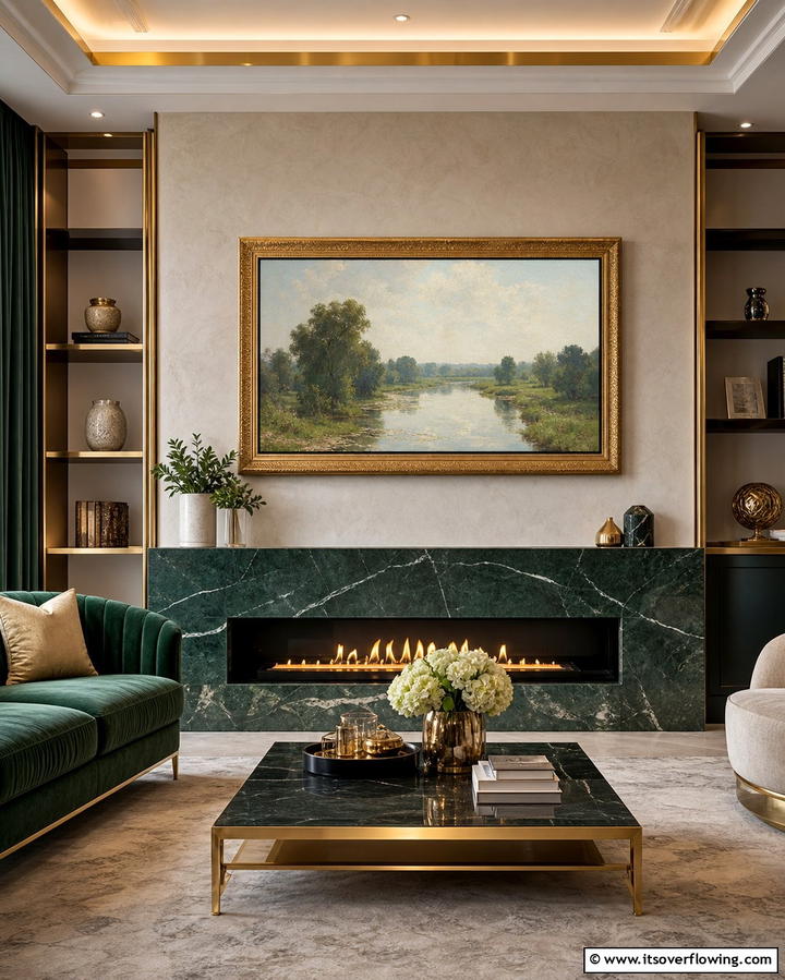 Frame TV for Artful Integration - 25 Small Living Room Ideas With TV for Cozy Nights