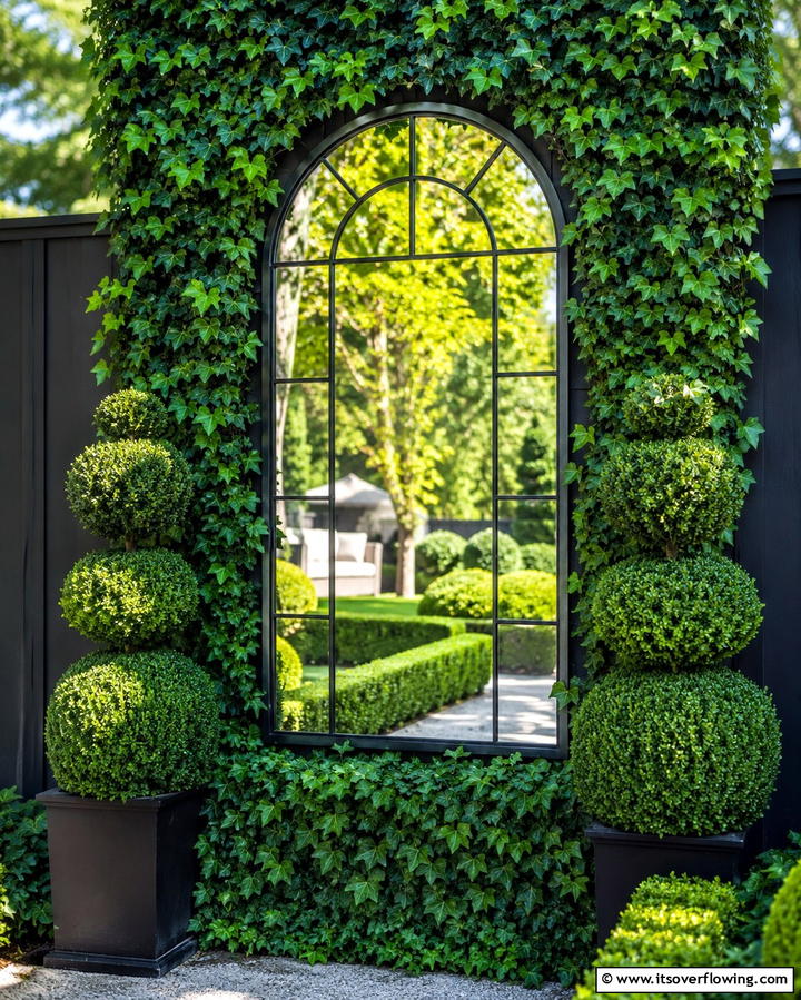 Frame a View With Arched Mirrors - 25 Garden Mirror Ideas to Enhance Outdoor Spaces