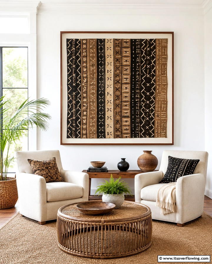 Framed Fabric Art - 25 Large Wall Art Ideas to Transform Your Space