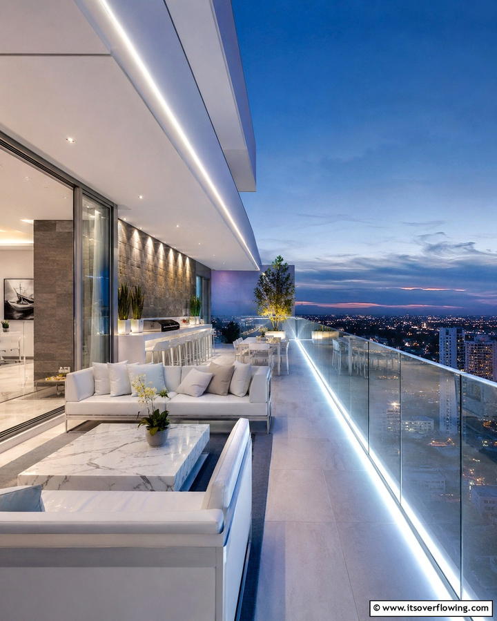 Frameless Glass Balconies for an Uninterrupted View - 25 Glass Balcony Design Ideas for Modern Homes