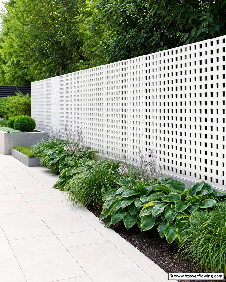Frameless Lattice Fence Panels - 20 Lattice Fence Ideas for a Stylish and Functional Garden