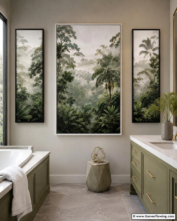 Freestanding Bathtub for Luxurious Appeal - 25 Tropical Bathroom Ideas for a Spa-like Retreat