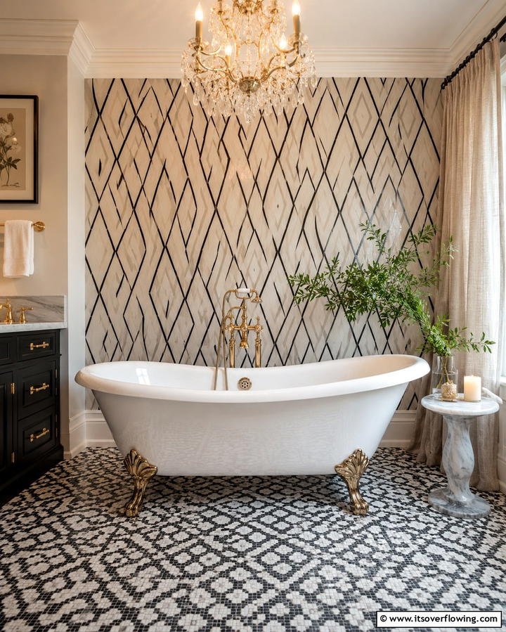 Freestanding Bathtubs - 25 Eclectic Bathroom Ideas for a Unique and Personalized Space