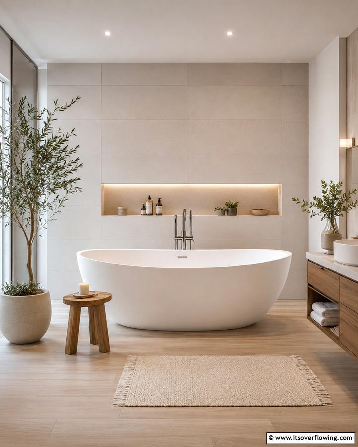 Freestanding BathtubsExact - 25 Scandinavian Bathroom Ideas for a Minimalist and Cozy Space