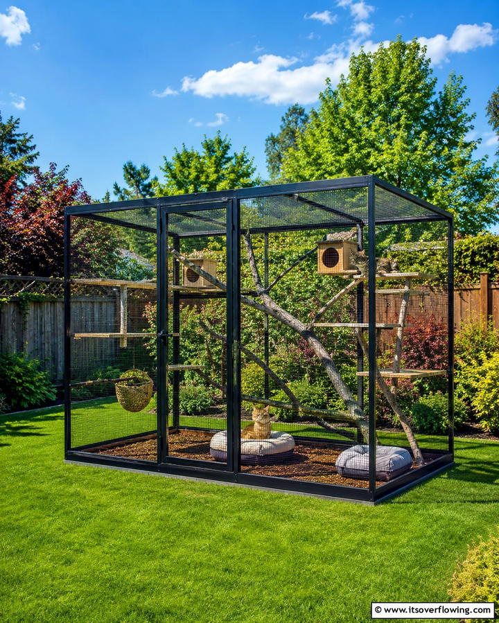 Freestanding Cat Enclosures - 25 Outdoor Catio Ideas for Your Feline Friends
