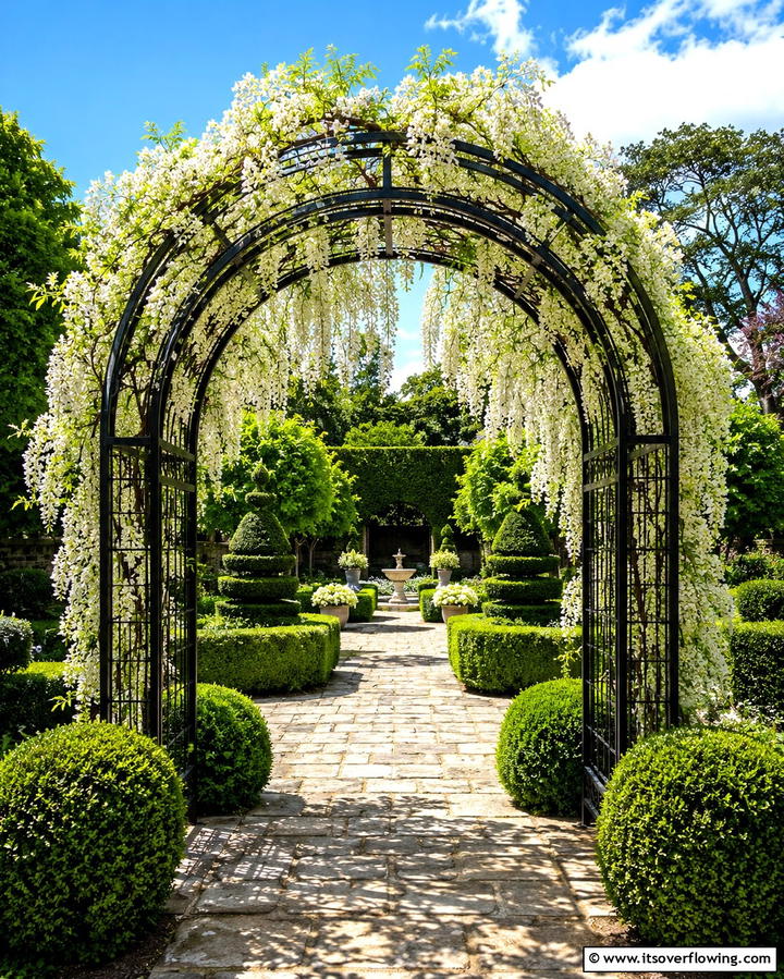 Freestanding Trellis Arch - 25 Trellis Ideas to Enhance Your Garden Aesthetics