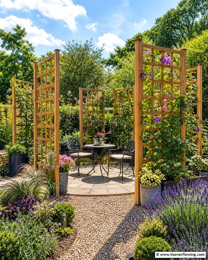 Freestanding Trellis Panels - 20 Trellis Ideas for Privacy in Your Outdoor Space