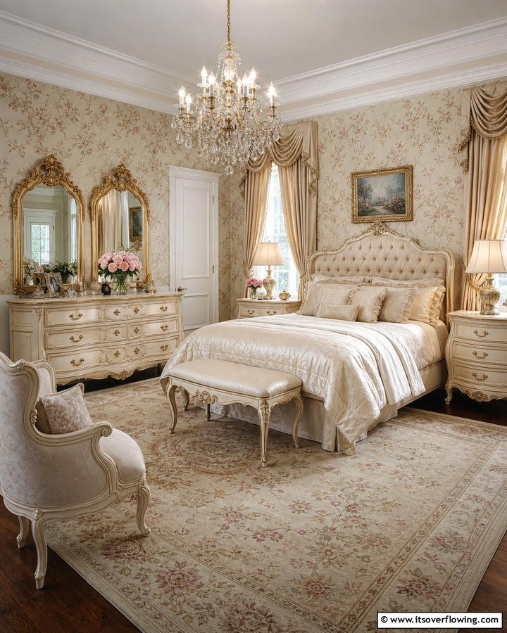French Provincial Furniture - 20 Blair Waldorf Bedroom Ideas- Chic & Elegant Styles