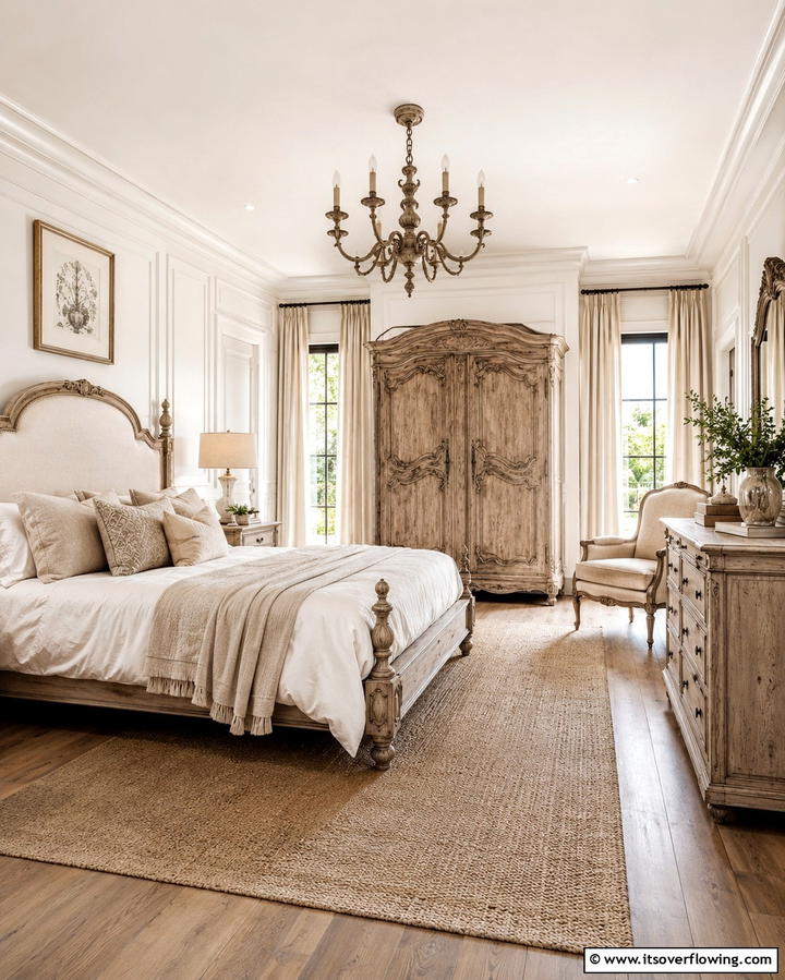 French Provincial Style - 30 French Bedroom Decor Ideas for Elegant European Style
