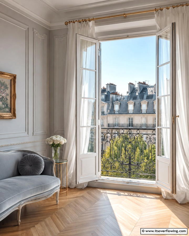 French Style Juliet Balcony - 25 Romantic Juliet Balcony Ideas for Dreamy Outdoor Views