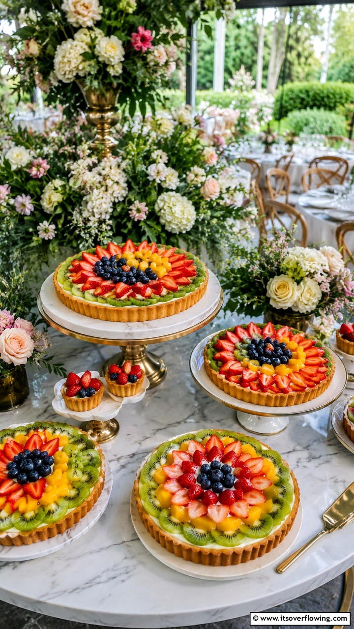 Fresh Fruit Tart - 21 Delicious Wedding Dessert Ideas for a Sweet Celebration