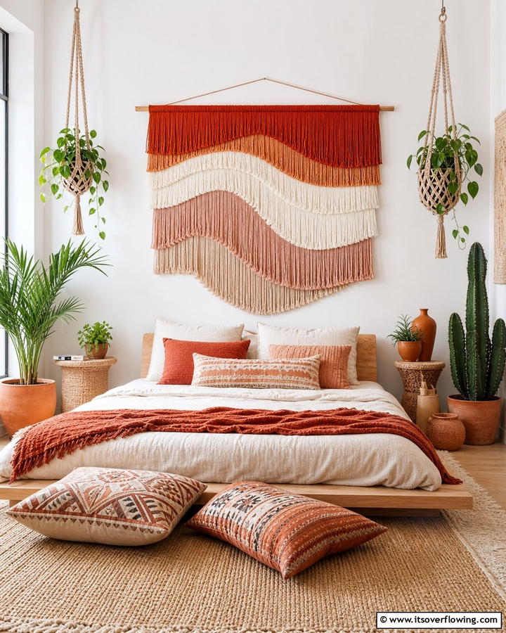 Fringe Wall Art - 25 Boho Wall Decor Ideas for a Vibrant and Artistic Home