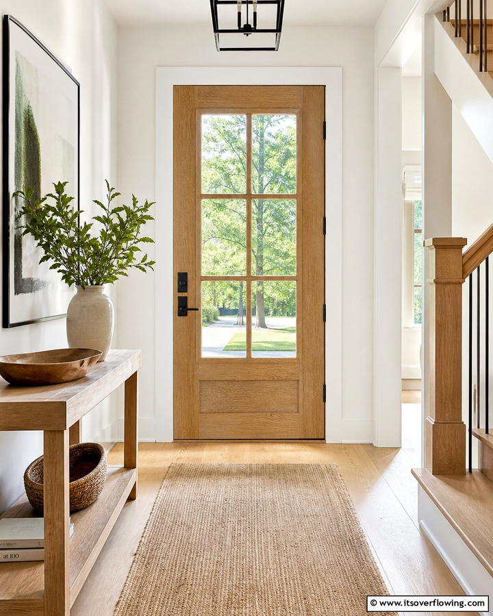 Front Door with Glass Panels - 25 Rustic Front Door Ideas to Welcome Guests in Style