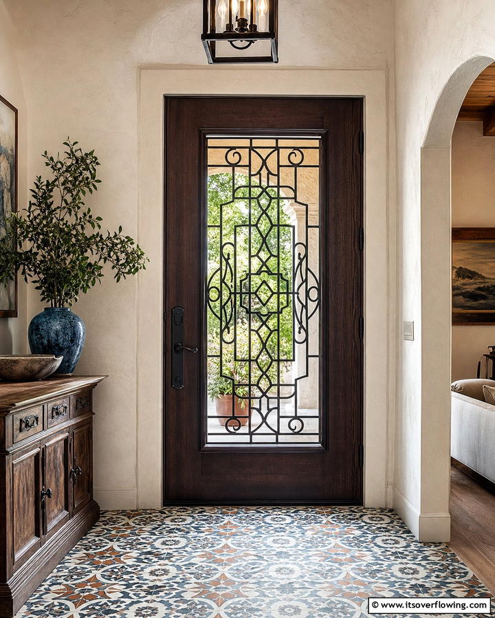Front Doors with Iron Grilles - 25 Rustic Front Door Ideas to Welcome Guests in Style