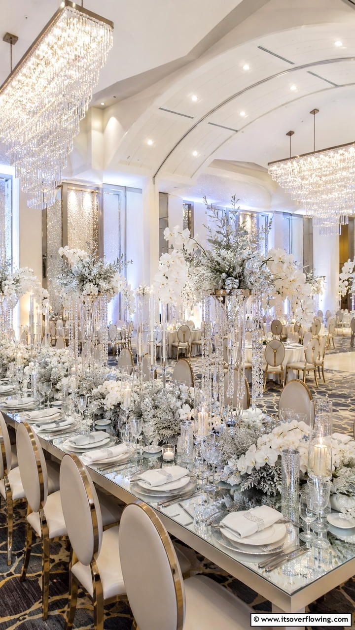 Frosted Elegance Decor - 21 Winter Wedding Ideas for a Magical Seasonal Celebration