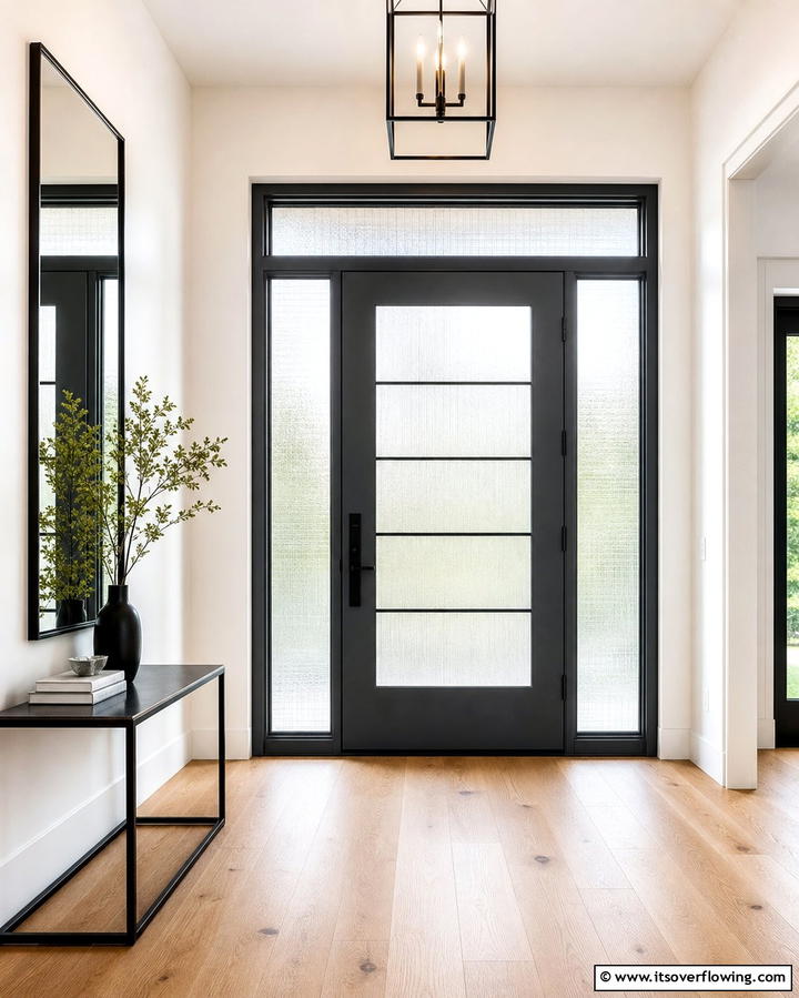 Frosted Glass Panels for Privacy - 25 Glass Front Doors Ideas to Brighten Your Entryway