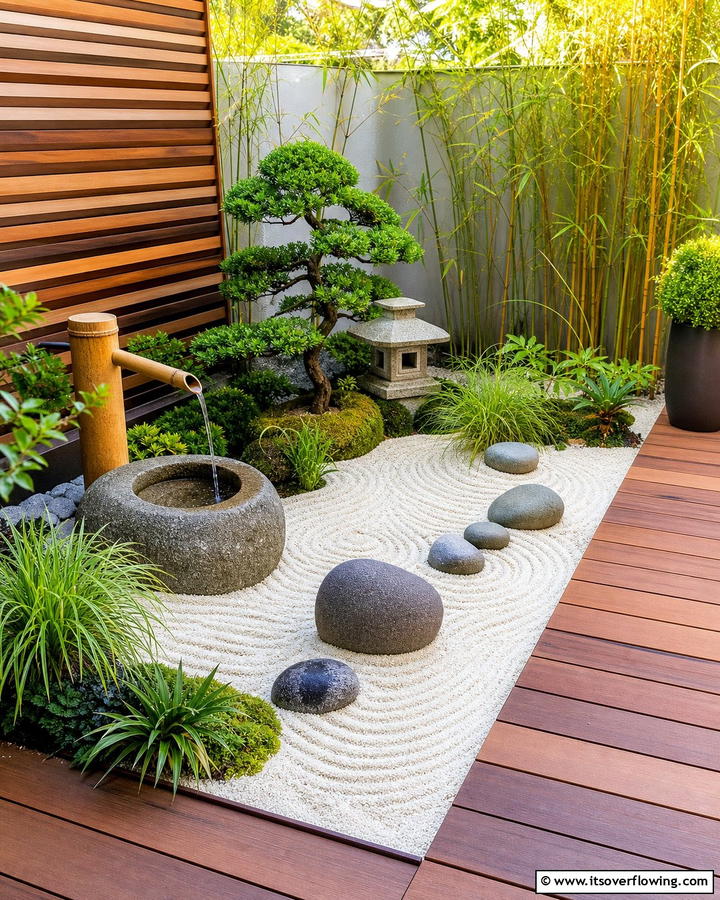 Frugal Mini Zen Garden - 30 Budget Small Garden Ideas to Transform Outdoor Space
