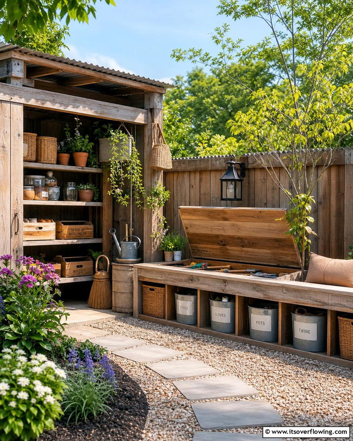 Frugal Outdoor Storage Solutions - 21 Budget-Friendly Backyard Ideas to Transform Your Outdoor Space