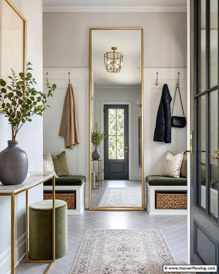 Full Length Mirrors - 25 Boot Room Ideas for Organized Entryways