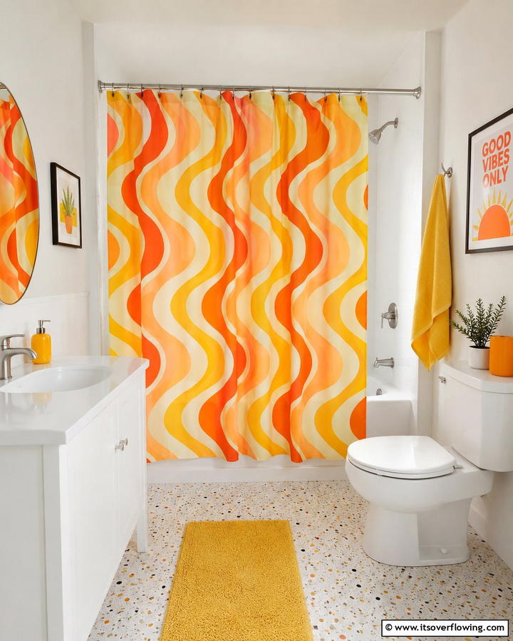 Fun Shower Curtains - 25 Teen Bathroom Ideas for a Stylish and Functional Space