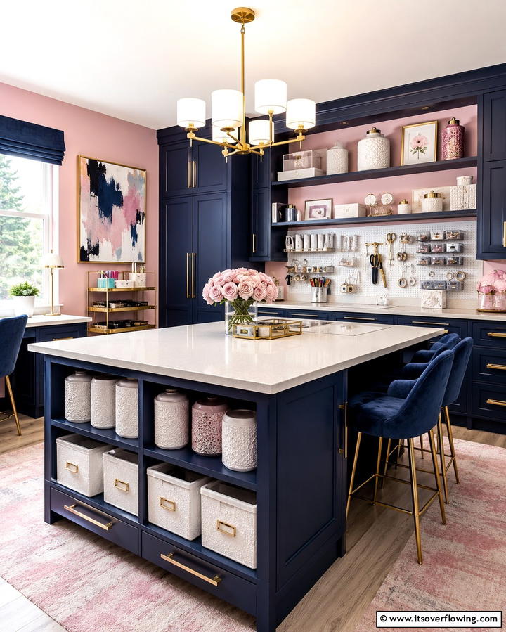 Functional Craft Room with Flair - 30 Organized Craft Room Ideas for Creative Spaces at Home