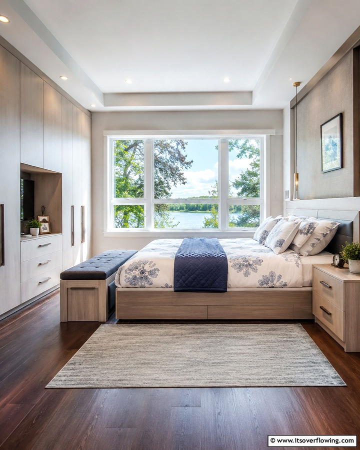 Functional Furniture Arrangement - 30 Relaxing Bedroom Ideas for a Serene Sleep Sanctuary
