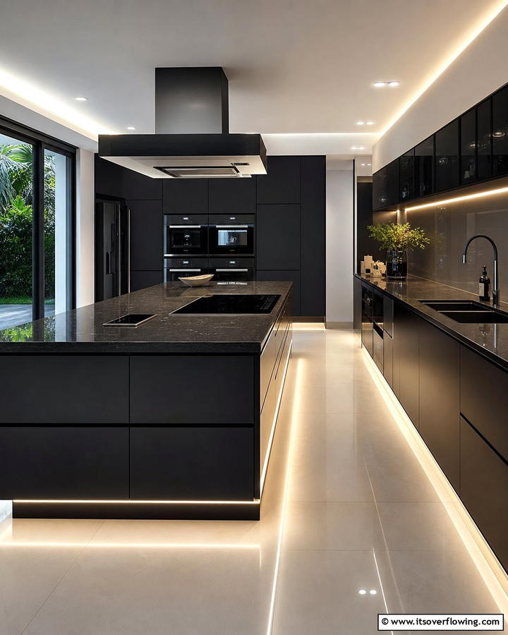 Functional Innovation - 30 Kitchens With Black Cabinets for Bold Elegance