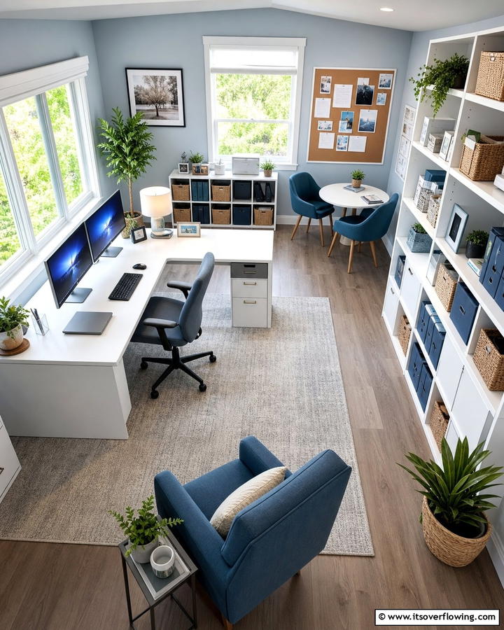 Functional Layouts - 21 Home Office Decor Ideas for Productivity and Style