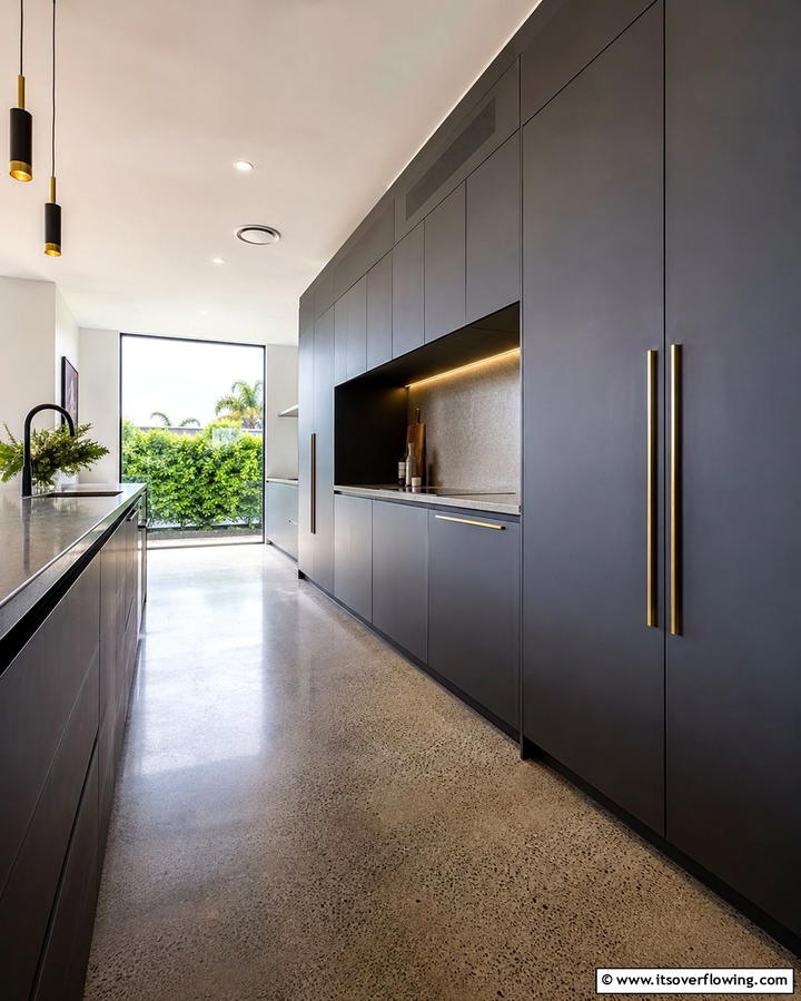 Functional Lighting Techniques - 30 Galley Kitchen Ideas for Efficient and Stylish Layouts