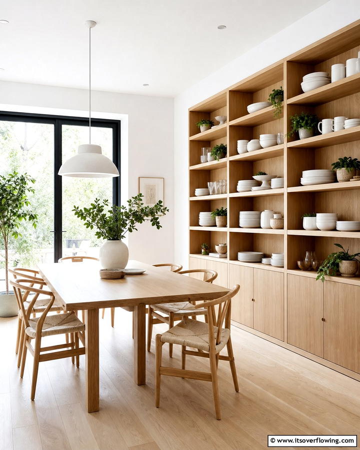 Functional Open Shelving - 25 Scandinavian Interior Design Ideas for Minimalist Homes