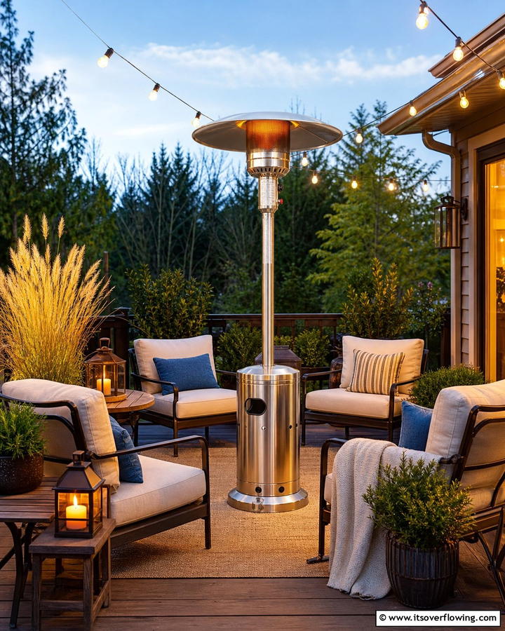 Functional Outdoor Heater - 20 Patio Extension Ideas to Enhance Your Outdoor Living Space